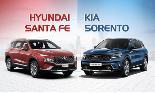 Hyundai SantaFe  và Kia Sorento – Chọn xe nào tốt nhất đáp ứng nhu cầu người sử dụng